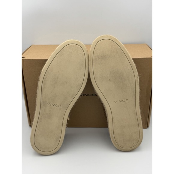 Vince Emmitt Suede Espadrille Loafers Hickory Brown Mens 10 Slip On Shoes - Picture 6 of 9